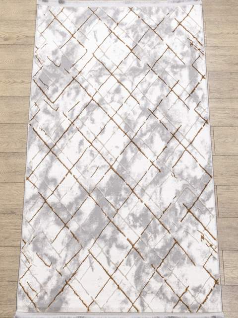 Ковры дизайн 10458A цвет GREY / GOLD