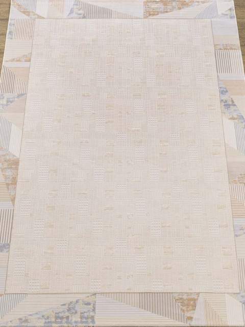Ковры дизайн F417AB цвет BEIGE / BLUE