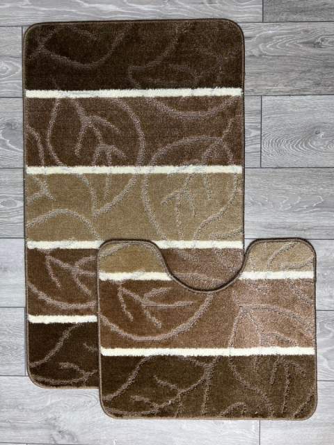 Набор ковриков Multi 2pc ST Дизайн 437/3305/1709 Цвет BROWN